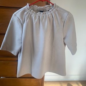 Suede top